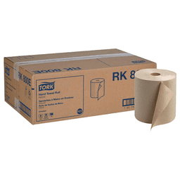 Tork 1-Ply Universal Hardwound Roll Towel, Natural, 7-51/64" x 800' (6 Roll/Box)