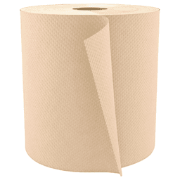 Boardwalk 1-Ply Hardwound Paper Towel, Natural, 8" x 800' (6 Roll/Box)