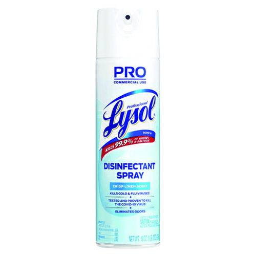 Lysol Professional Crisp Linen Scent Disinfectant Spray, 19 oz Aerosol Spray Can