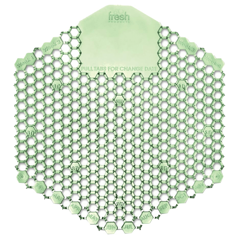 Wave Cucumber Melon Scent Deodorizer Urinal, Green (10 Screen/Box)
