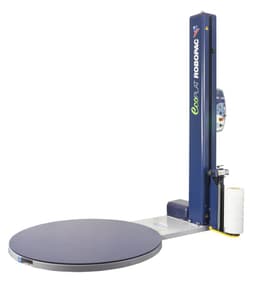 Robopac Ecoplat Semi-Automatic Turntable Stretch Wrapper 86" Wrap Height