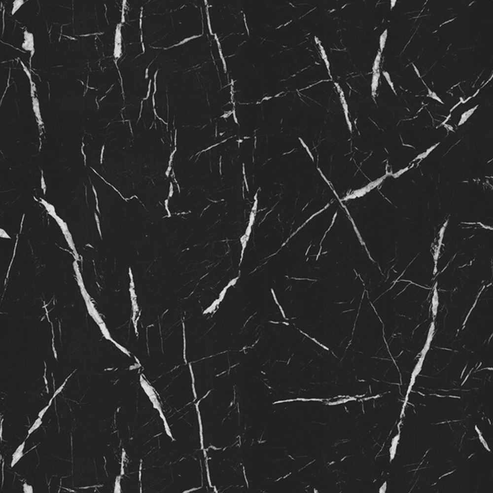 IdealEdge Edgebanding, Color 7403-11 Nero Marquina, 0.027" Thick 144", Satin Touch Finish, Double Radius