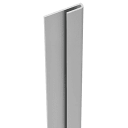 HardStop End Cap Trim Profile, Clear Anodized, 10'