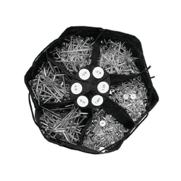 Flex Screw Bag with Metal, Black