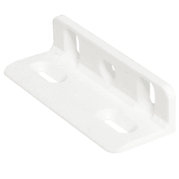 Kolbe Korner™ Nylon Mounting Bracket, White, Pack of 500