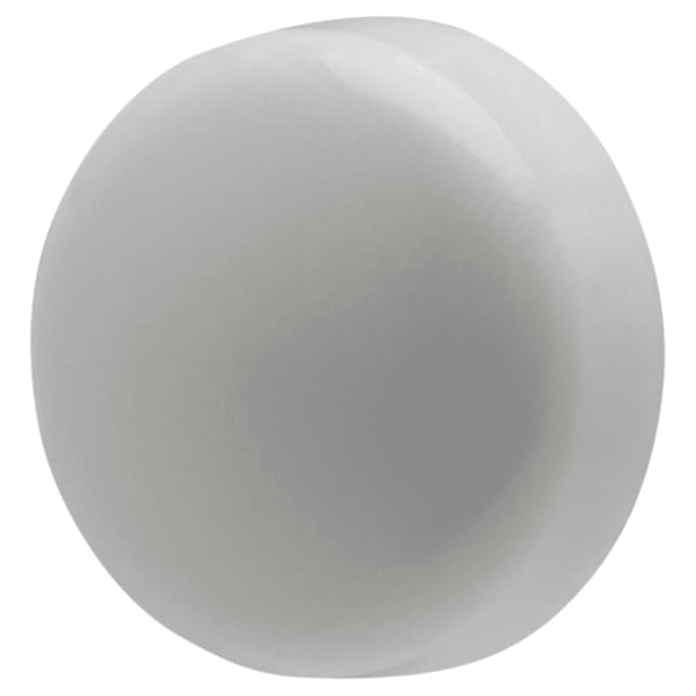 1" FastCap Screw Cover Cap, White, PVC, Box of 100