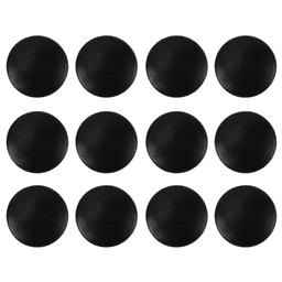 9/16" Screw Cover Cap, Black, PVC, Box of 264
