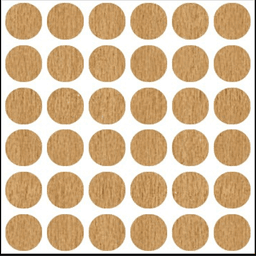 9/16" Screw Cover Cap, Hardrock Maple, PVC, Box of 265