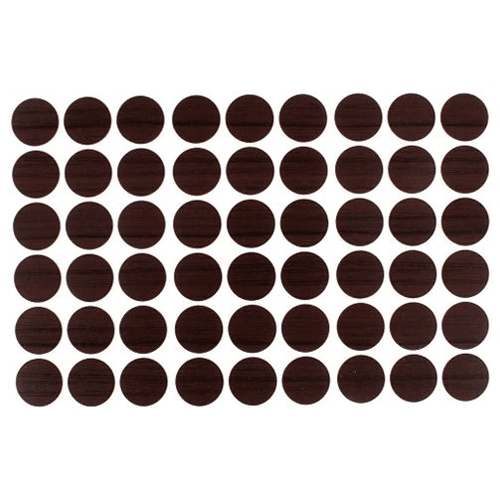 9/16" Screw Cover Cap, Presidential Walnut, PVC, Box of 265