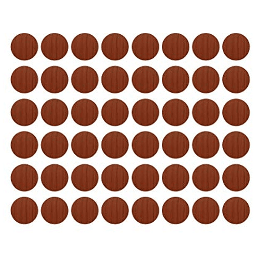 9/16" Screw Cover Cap, Sapele, Wood, Box of 260