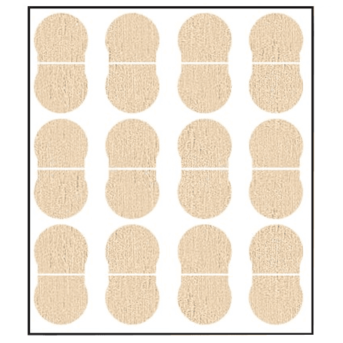 9/16" Screw Cover Cap, White Birch, Wood, Box of 260