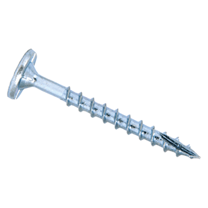 1-1/8" x 8 Power Head Torx Drive Wood Screw, #10 Thread and Self-Tapping Point, Zinc, Pack of 2 Hundred