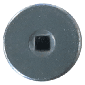 3" x 8 Power Head Square Drive Wood Screw, #10 Thread and Self-Tapping Point, Zinc, Pack of 150