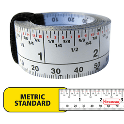 7/8" x 16' PMS Metric/Standard Reversible Peel/Stick Tape