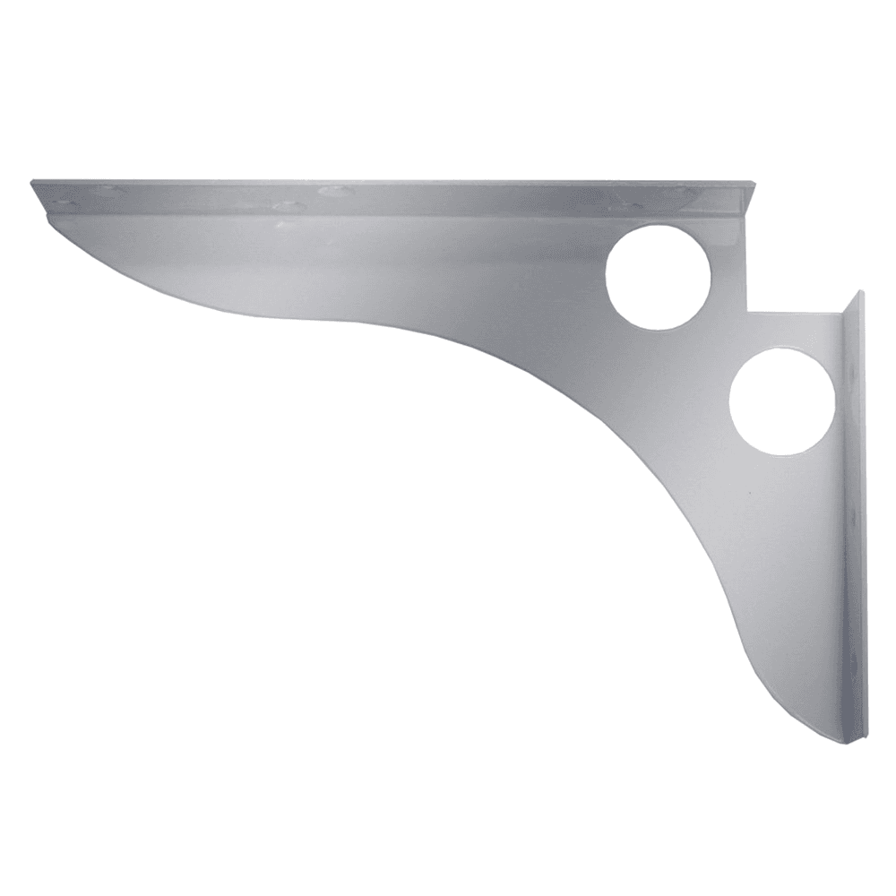 8" x 12" SpeedBrace Shelf Bracket, Stainless Steel Finish