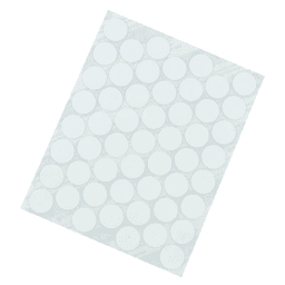 3/8" FastCap Cover Cap, White, PVC, Box of 1800