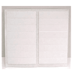 Castle Cover Cap, White, PVC, Box of 320