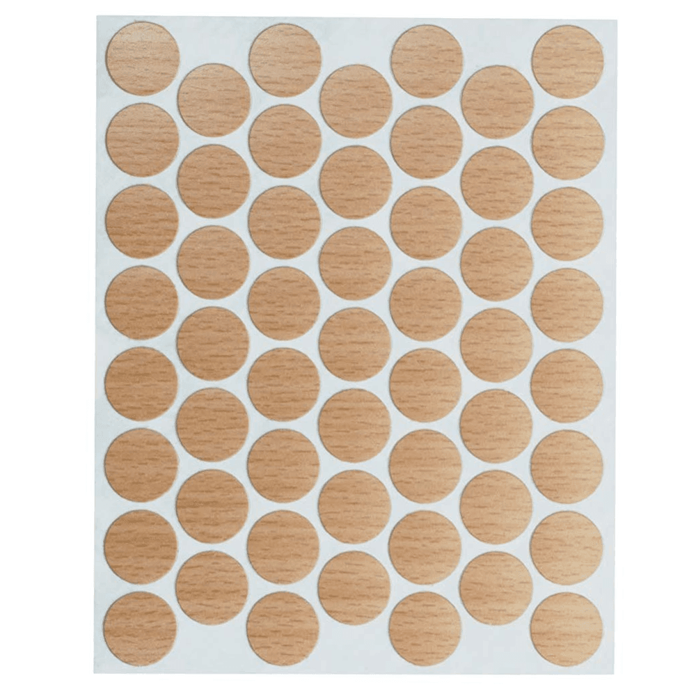 9/16" FastCap Cover Cap, Beech, PVC, Box of 1060
