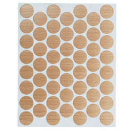 9/16" FastCap Cover Cap, Beech, PVC, Box of 1060