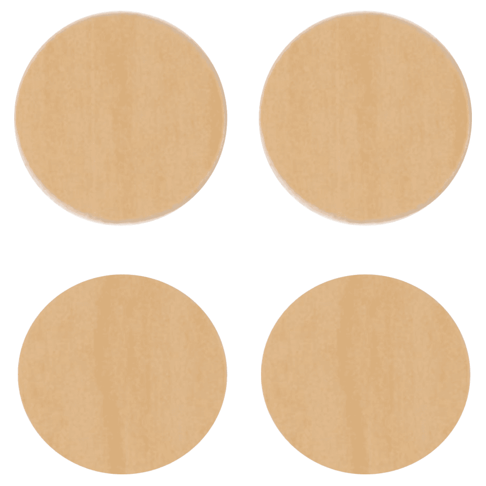P4 Plumbing Cap, Hardrock Maple, PVC, Box of 20