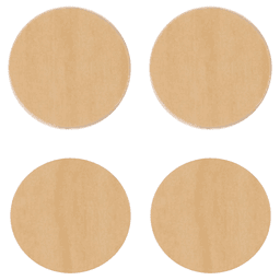 P4 Plumbing Cap, Hardrock Maple, PVC, Box of 20