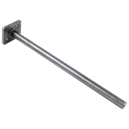 1-3/4" x 6" Floating Shelf Support Rod, Steel Finish