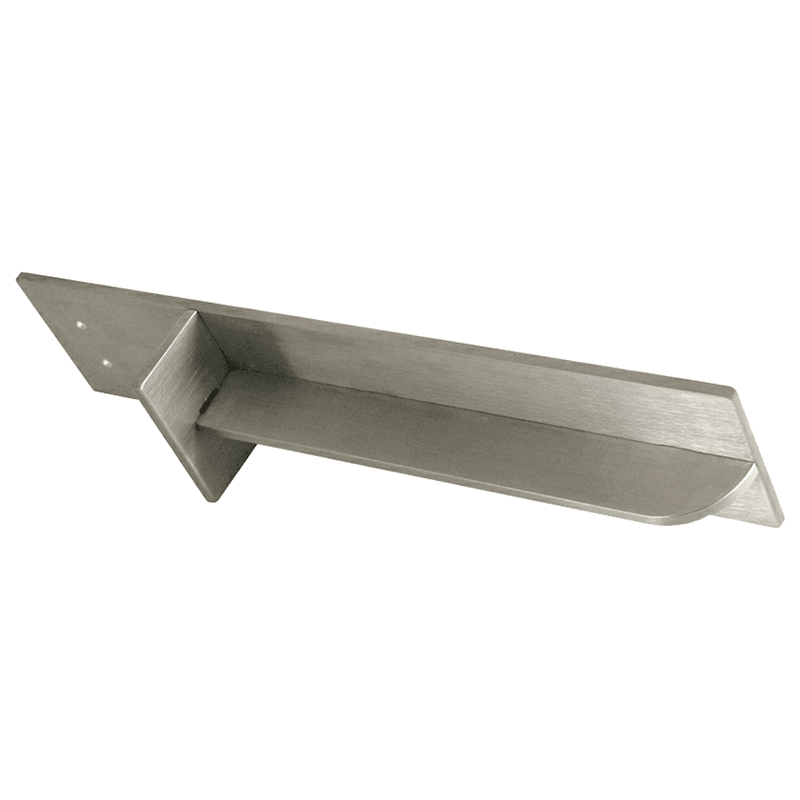 8" x 2" Carrier Granite Countertop Bracket, Stainless Steel Finish