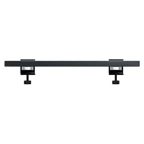 18" Floating Shelf Clamp System, Matte Luxe Noir Black