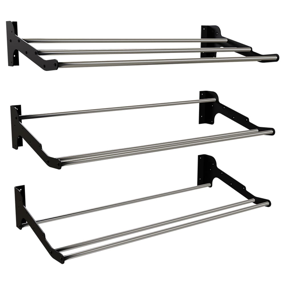 27-1/4" Wine Display Shelf Rack, Silver