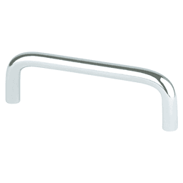 3-1/2" Zurich Wire Pull, Polished Chrome