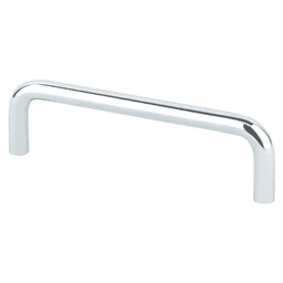 4" Zurich Wire Pull, Polished Chrome
