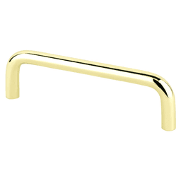 3-25/32" Zurich Wire Pull, Polished Brass