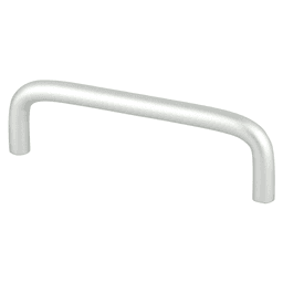 3-25/32" Zurich Wire Pull, Satin Aluminum