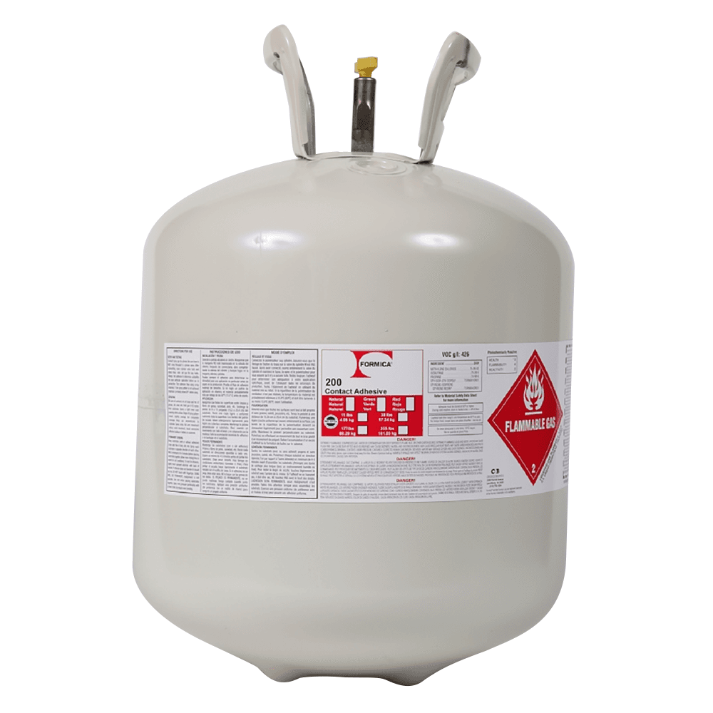 High Temperature Canister Contact Adhesive, Clear, 355lb Canister