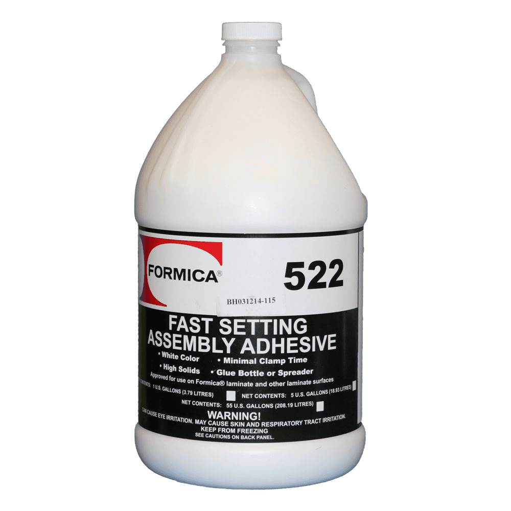 F522 IdealEdge Fastset Wood Glue, White, 1 Gallon Jug