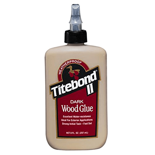 Titebond® II Dark Wood Glue, Light Brown, 8 oz Bottle