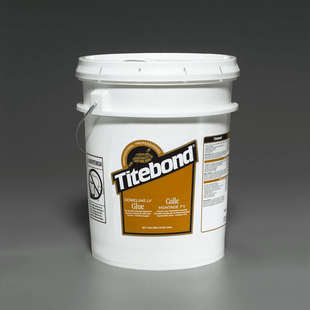 Titebond® L.V. Doweling Glue, White, 5 Gallon Pail