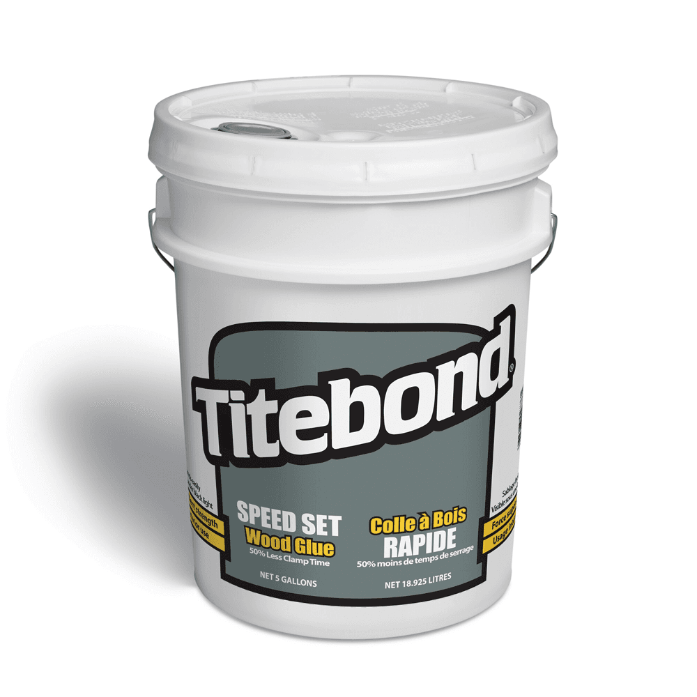 Titebond® Speed Set Wood Glue, White, 5 Gallon Pail