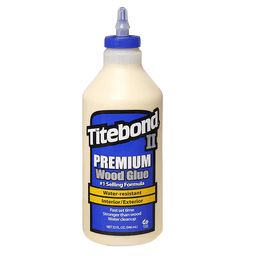 Titebond® II Premium Wood Glue, Honey Cream, 1qt Bottle