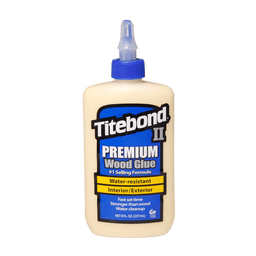 Titebond® II Premium Wood Glue, Honey Cream, 8 oz Bottle