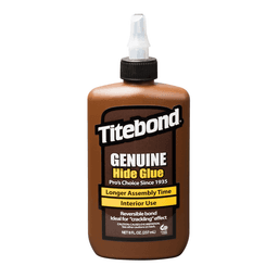 Titebond® Liquid Hide Wood Glue, Amber, 8 oz Bottle