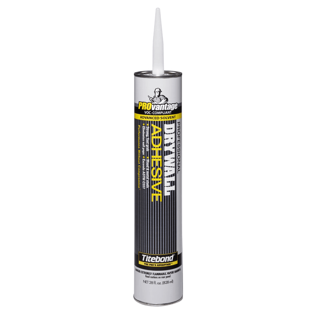 Titebond Low VOC Drywall Construction Adhesive, Light brown, 28 oz Cartridge