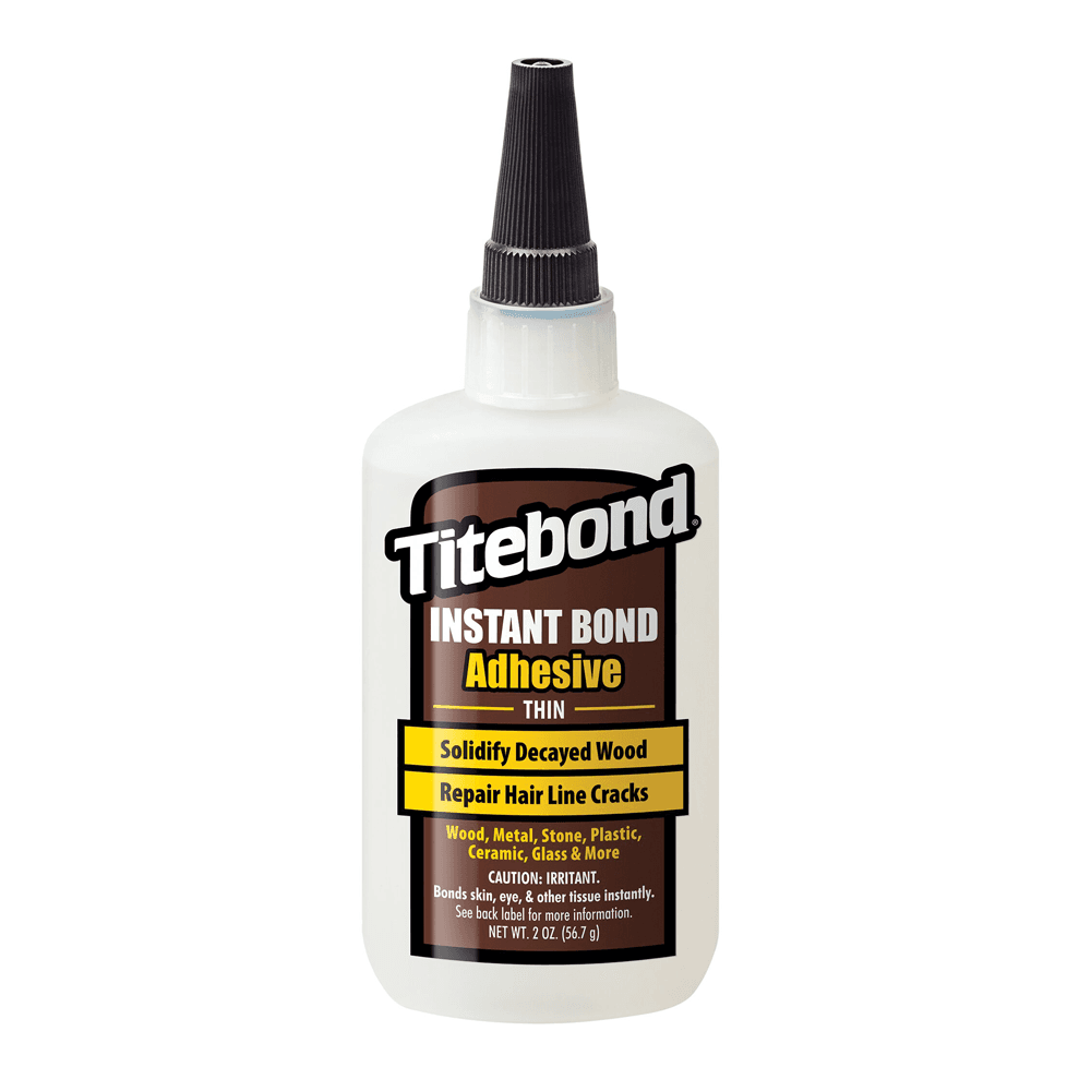 Titebond® Instant Bond Thin Wood Glue, Clear, 2 oz Bottle