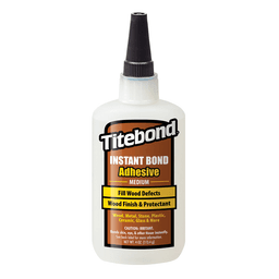 Titebond® Instant Bond Medium Wood Glue, Clear, 4 oz Bottle