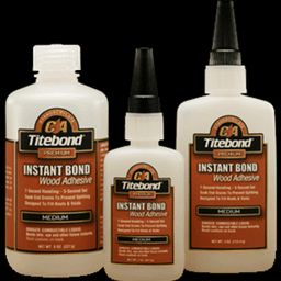 Titebond Instant Bond Medium Wood Glue, Clear, 4 oz Bottle