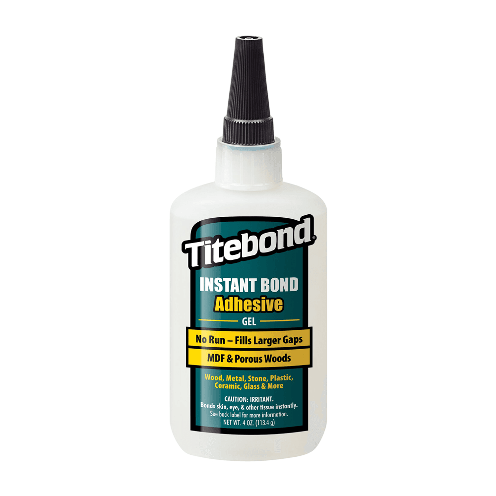 Titebond® Instant Bond Wood Glue, Clear, 4 oz Bottle