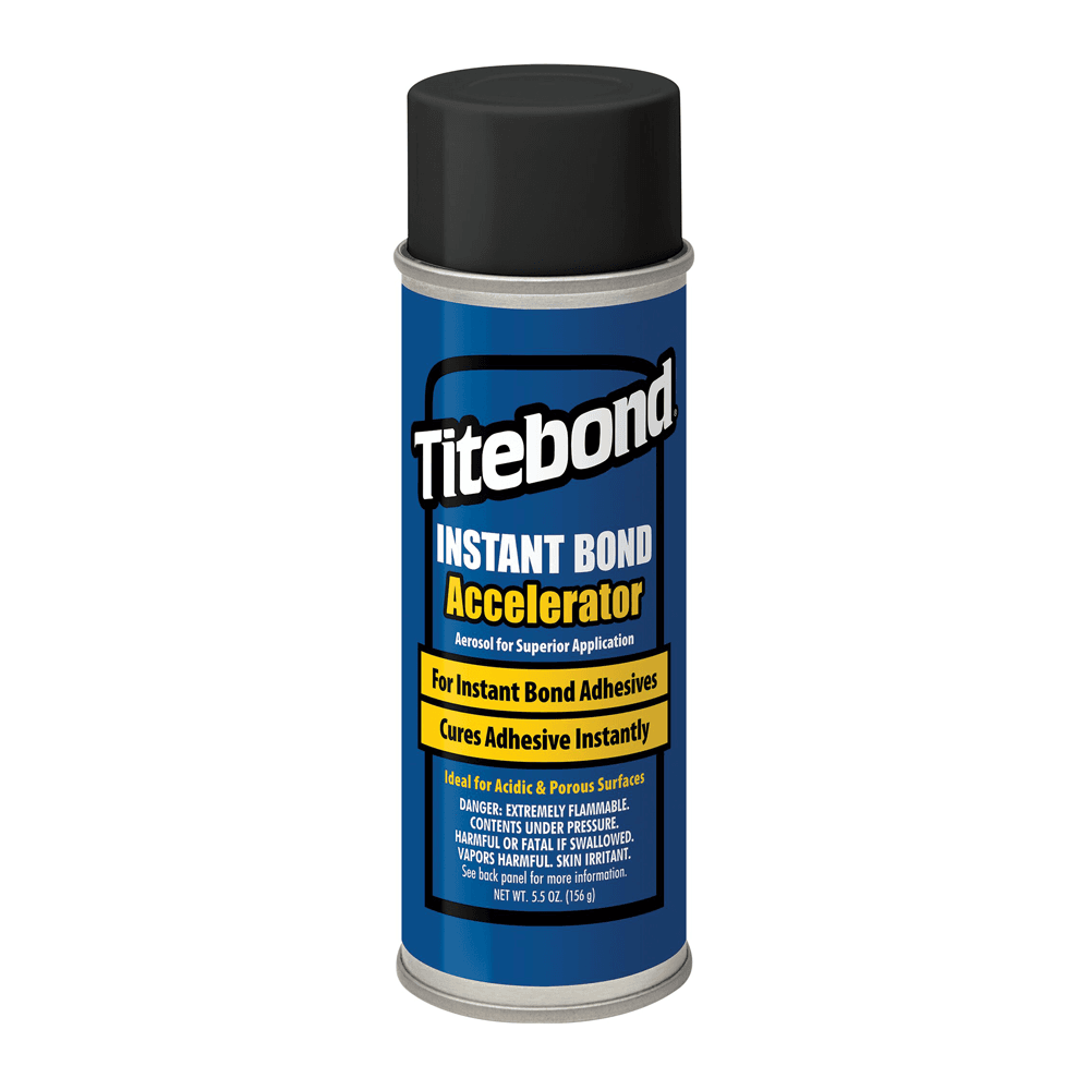 Titebond® Instant Bond Activator Wood Glue, Clear, 5.5 oz Bottle