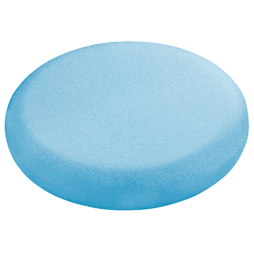 Medium-Fine Grit Sanding Sponge, Blue 6" x 6" x 1-1/5" (1 Pack)