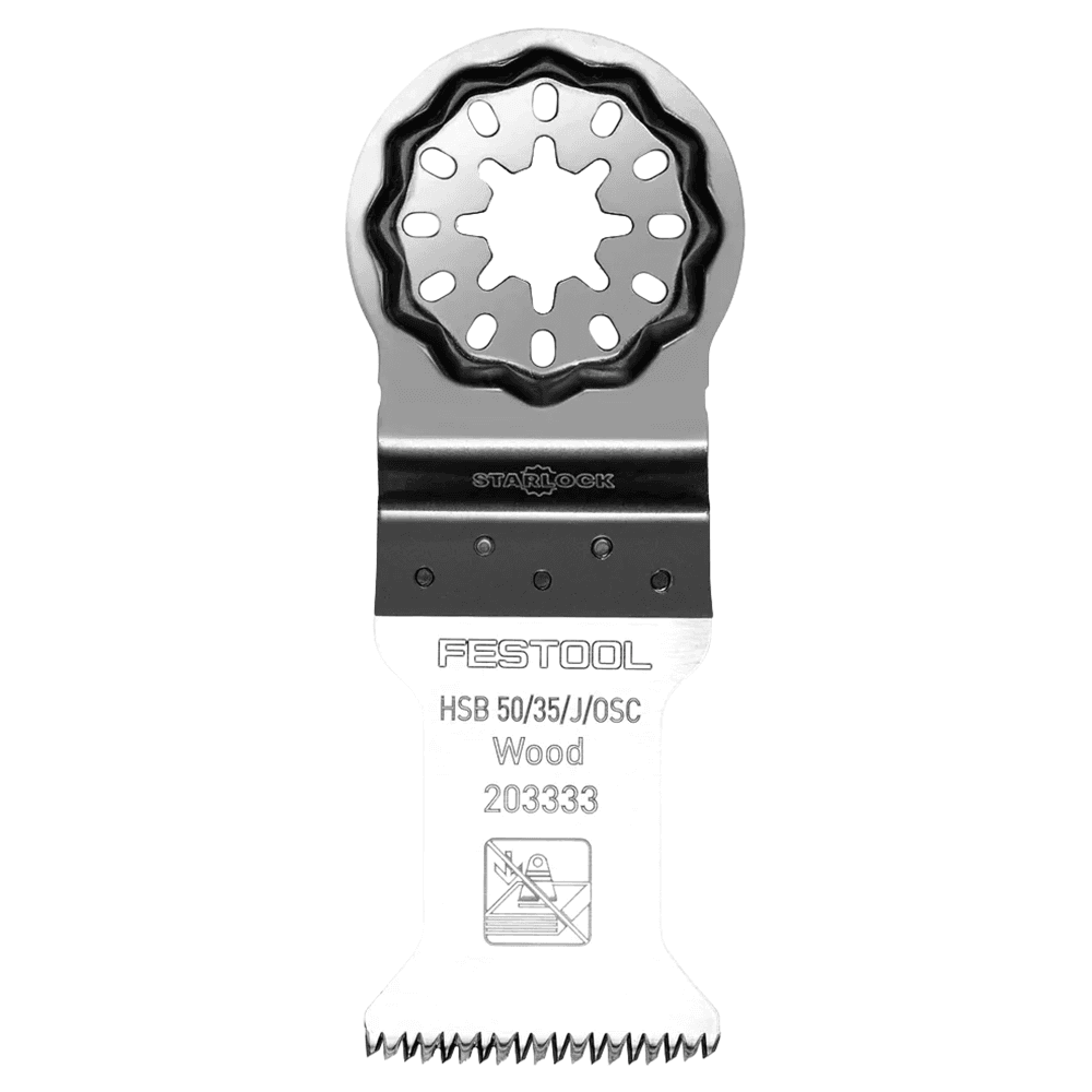 1-3/8" x 2" Japanese Teeth Starlock Plus Oscillating Wood Saw Blade (5/Pack)