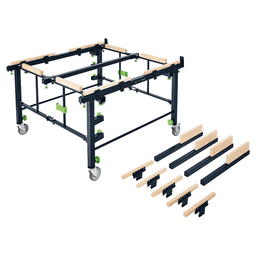 9-7/8" x 45-1/4" Mobile Saw Table/Work Bench